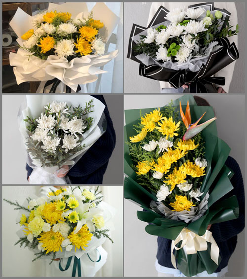 贵州铜仁市沿河县新景乡新仲村白事花束代送
